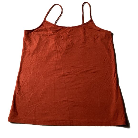 Time and Tru: Women's Cami Tank Top, Dark Orange, Size XL (16-18) - Picture 1 of 7